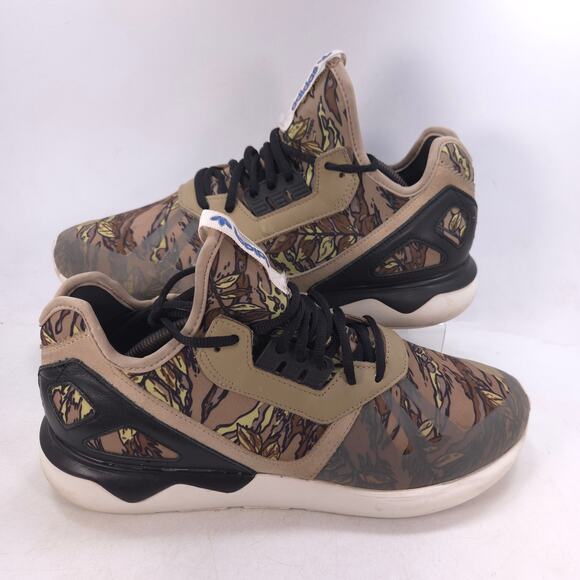 Adidas Tubular Runner Athletic Running Training Shoe Mens Size 10.5 B35638 Brown - Picture 6 of 10